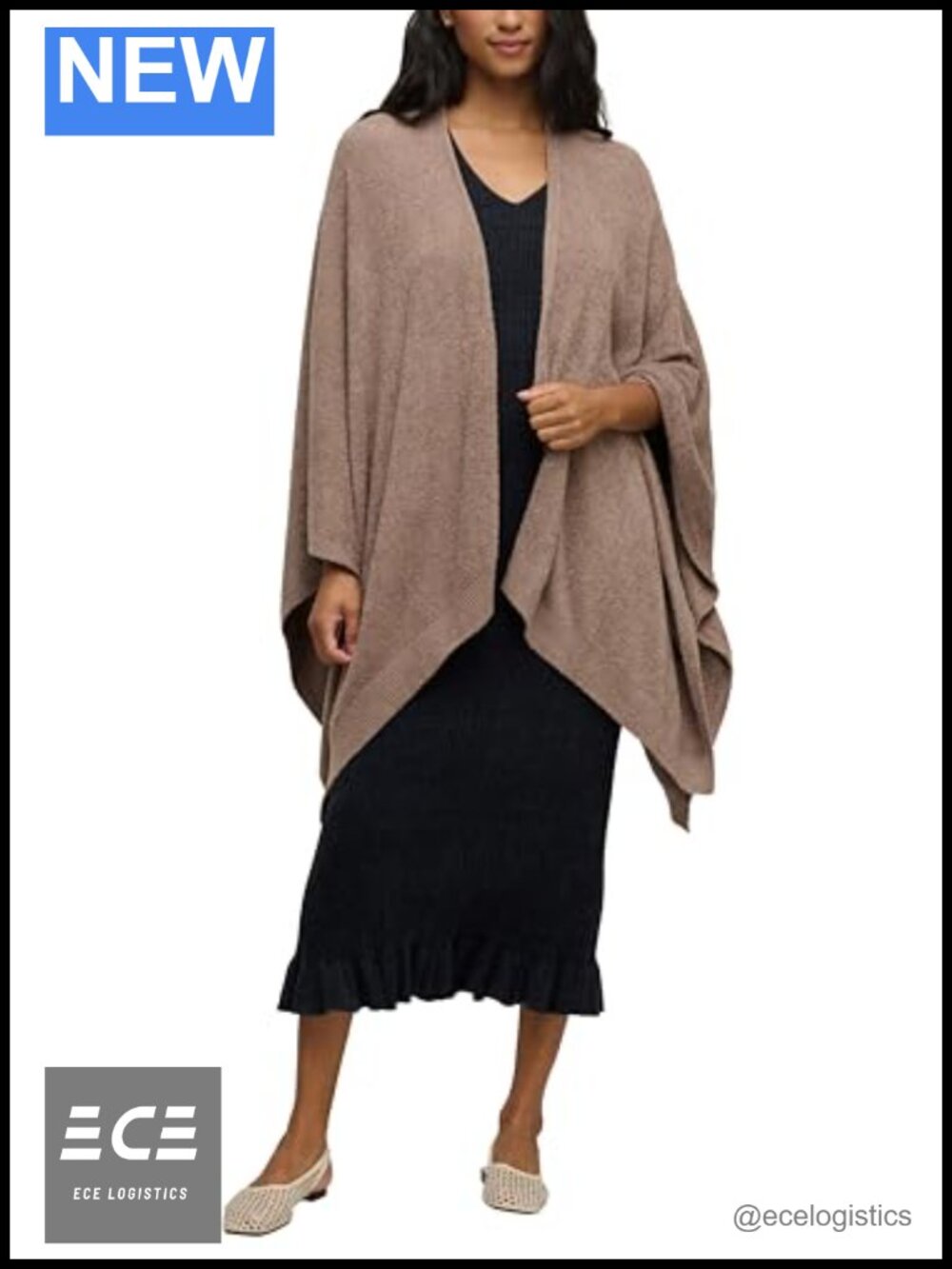 CozyChic Lite Weekend Wrap Nylon Blend Wearable Blanket One Size